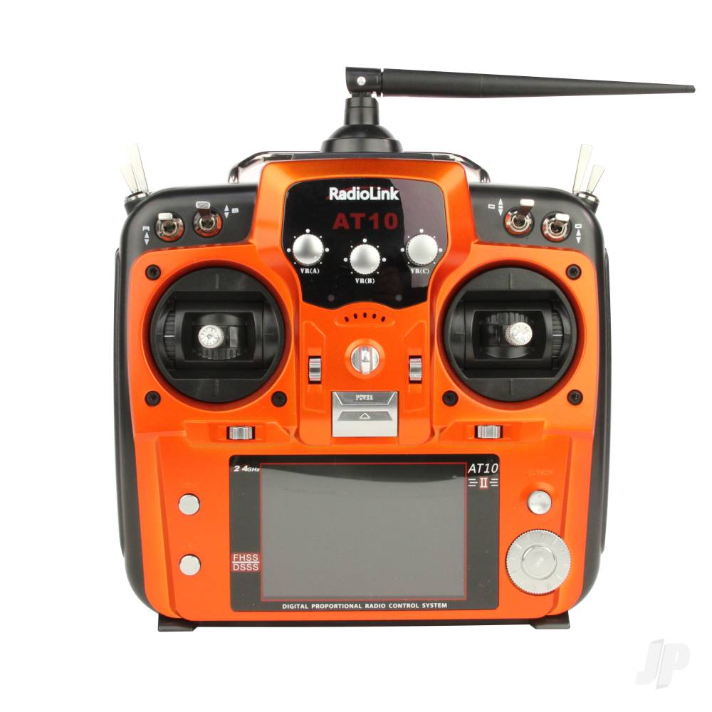 RadioLink AT10II 2.4GHz 12-Channel Transmitter with Receiver (Orange)
