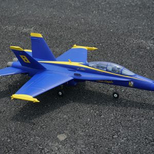 XFLY TWIN 40MM F-18 EDF 705MM JET WITHOUT TX/RX/BATT - BLUE