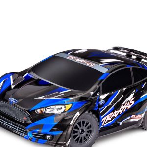 Traxxas Fiesta ST BL-2S 1:10 AWD RTR Rally Car, Blue (+ TQ 2-ch, BL-2S, 3300kV, 2S LiPo, USB-C Charger, Clipless Body)