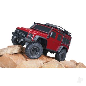 Traxxas TRX-4 Land Rover Defender 1:10 4X4 Electric Trail Crawler, Red (+ TQi, XL-5 HV, Titan 550)  (Copy)