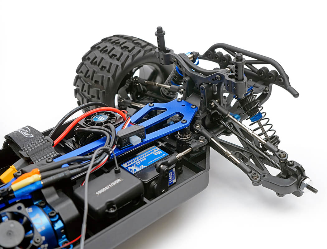 FTX KHAOS 1/10 BRUSHLESS 4WD TRUGGY RTR WITH 3S LIPO & CHARGER - PURPLE OR BLUE - Image 2