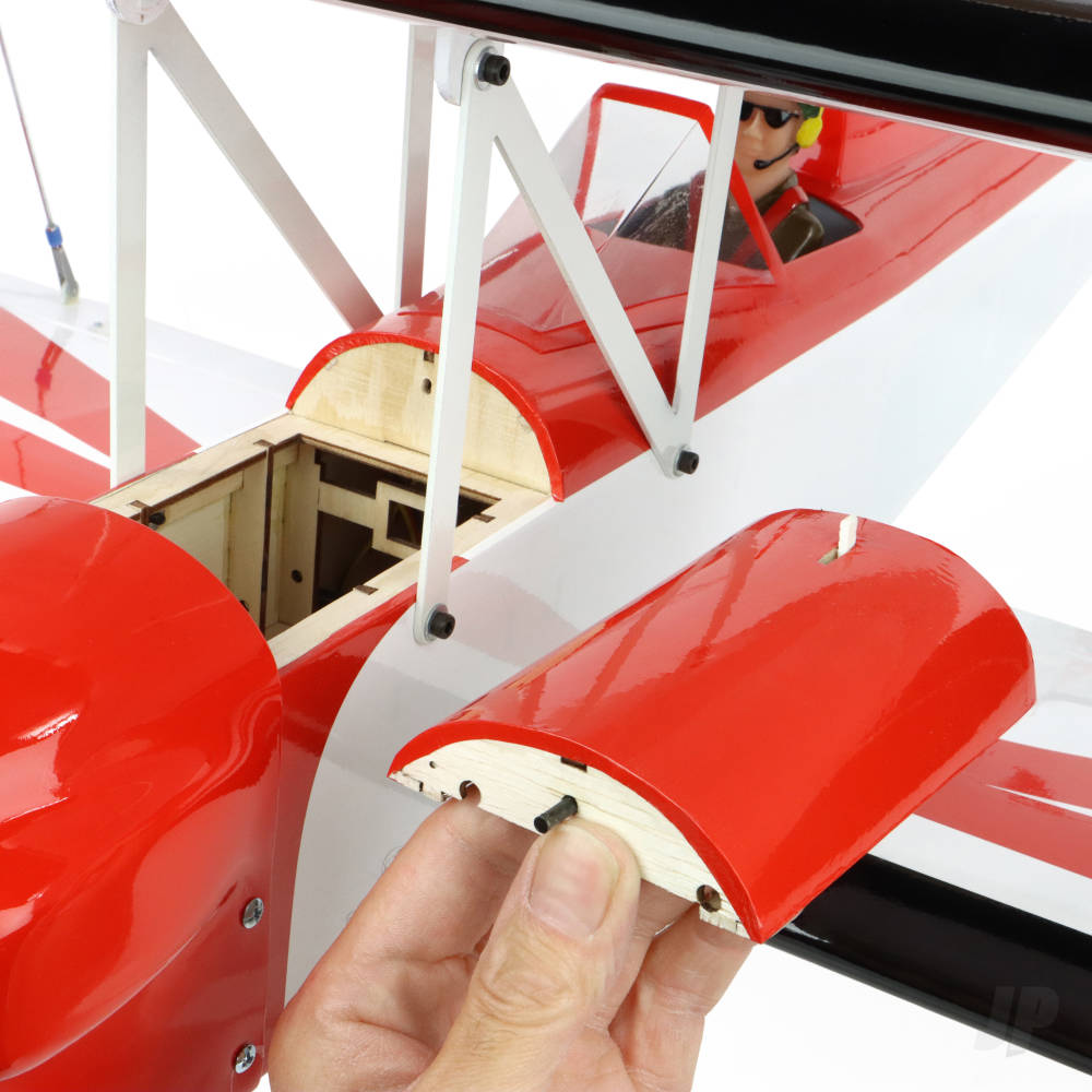 Double Trouble, Balsa Pro-Built (7.5-8.5cc / 4s) 1.13m / 44in, Red by Max-Thrust - Image 3