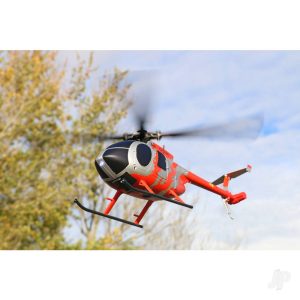MD 500 Scale 250 Flybarless Helicopter with 6 Axis Stabilisation and Altitude Hold (Red/Silver) or Brown/ Sand