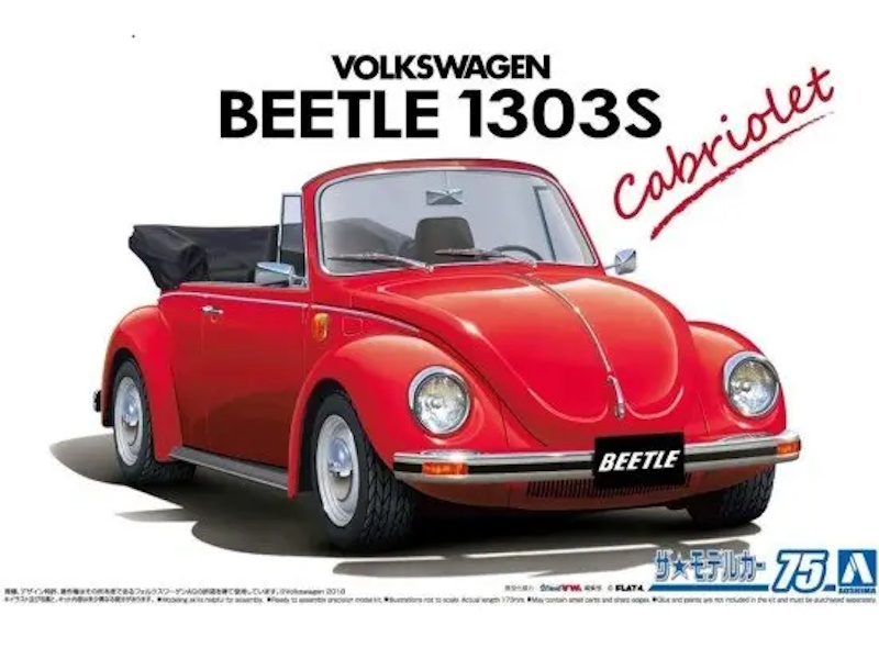 Aoshima 06154 VW Beetle Cabriolet