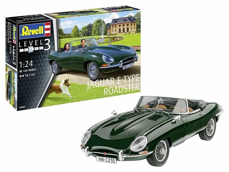 Revell 07687 Jaguar E-Type Roadster 1:24