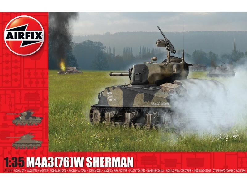 Airfix 1/35 1365 M4A3(76)W Sherman Battle of the Bulge