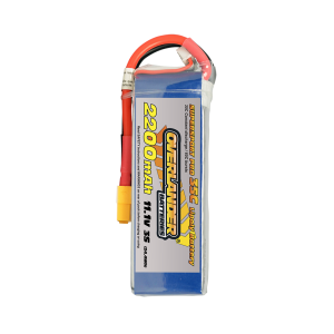 OVERLANDER 2200MAH 11.1V 3S 35C SUPERSPORT PRO LIPO BATTERY (WITH EITHER DEANS OR XT60 CONNECTOR)