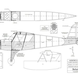 Bellair Aeronca Defender 42" electric scale kitA-BA003 NEW