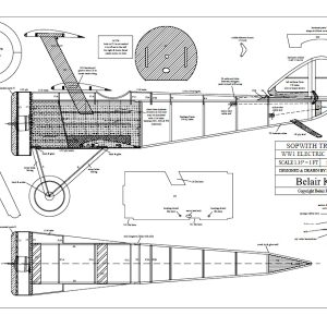 Bellair Sopwith Triplane - electric scale kitA-BA020 NEW