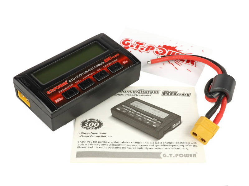 B6 Mini 300W DC 12A Charger by GT Power