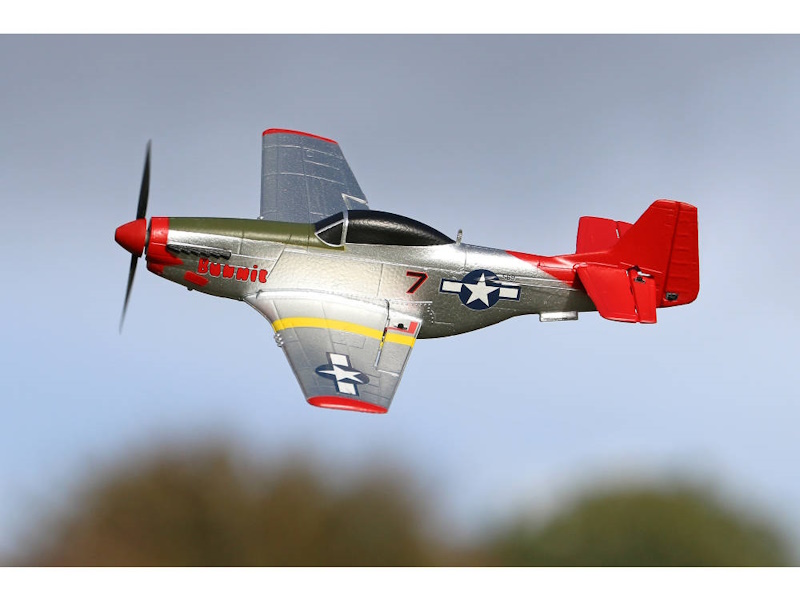 Mini P-51 (Red Tail) RTF – Mode 2 (450mm)