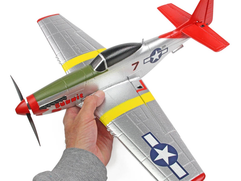 Mini P-51 (Red Tail) RTF – Mode 2 (450mm)