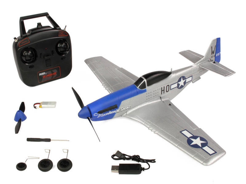 P51-D RTF 450 (Mode 1 or 2) by Top RC