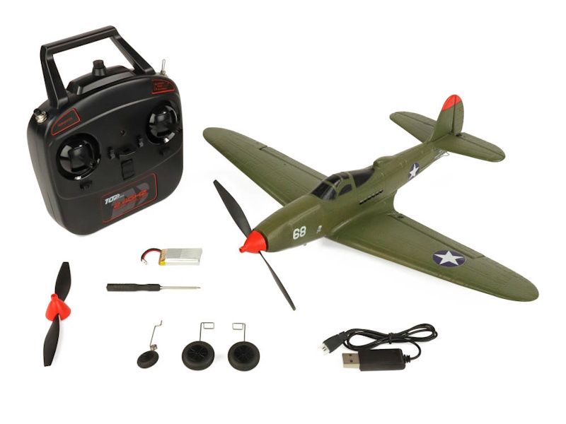 Mini P-39 RTF – Mode 2 (400mm) RTF – Mode 2 (450mm)