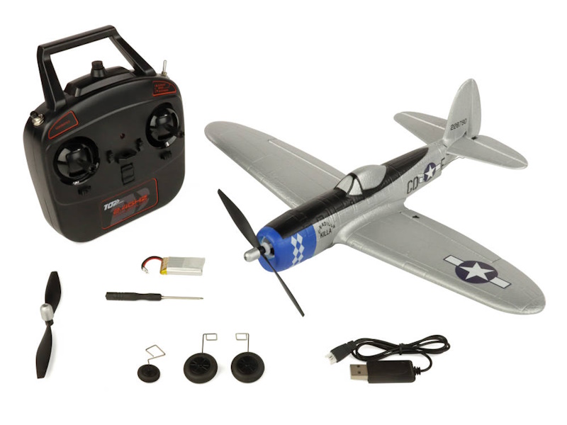 Mini P-47 RTF – Mode 2 (400mm) (400mm)) RTF – Mode 2 (450mm)