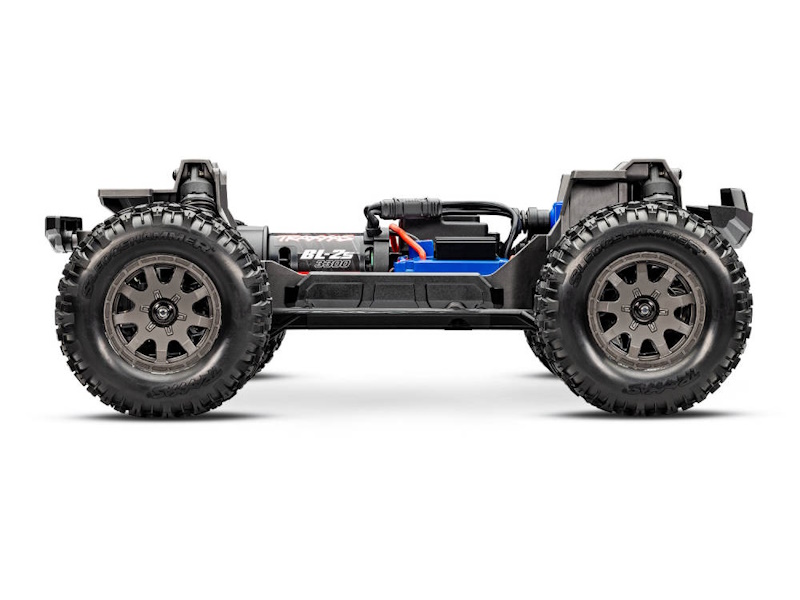 Mini Maxx BL-2S 4WD RTR Monster Truck, Orange (+ TQi 2-ch, BL-2s, 2S LiPo, USB-C Charger, Clipless Body) by Traxxas