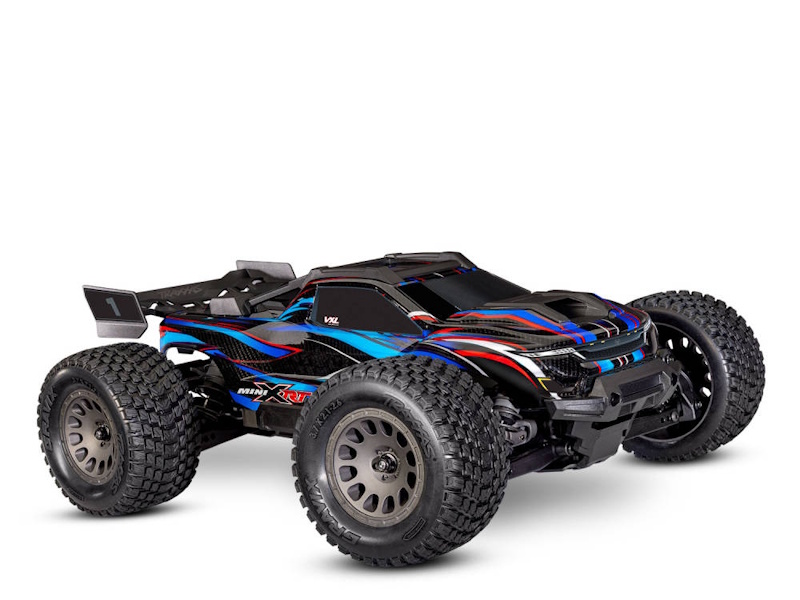 Traxxas Mini XRT VXL-3S 4WD RTR Race Truck, (+ TQi 2-ch, VXL-3S, 2S LiPo, USB-C Charger, Clipless Body)