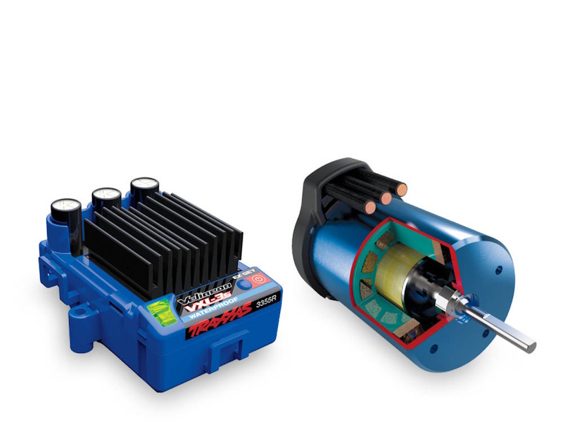 Traxxas Mini XRT VXL-3S 4WD RTR Race Truck, (+ TQi 2-ch, VXL-3S, 2S LiPo, USB-C Charger, Clipless Body)