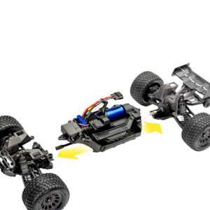Traxxas Mini XRT VXL-3S 4WD RTR Race Truck, (+ TQi 2-ch, VXL-3S, 2S LiPo, USB-C Charger, Clipless Body)