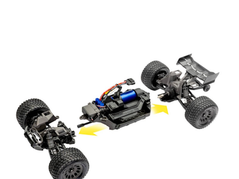Traxxas Mini XRT VXL-3S 4WD RTR Race Truck, (+ TQi 2-ch, VXL-3S, 2S LiPo, USB-C Charger, Clipless Body)