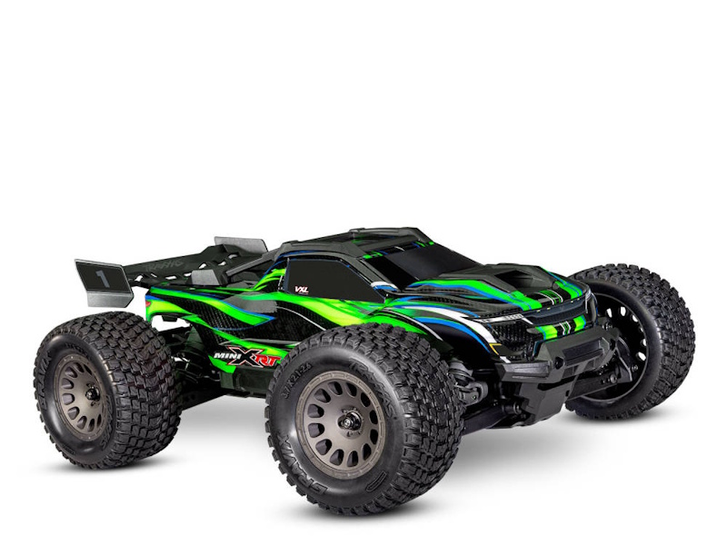 Traxxas Mini XRT VXL-3S 4WD RTR Race Truck, (+ TQi 2-ch, VXL-3S, 2S LiPo, USB-C Charger, Clipless Body)
