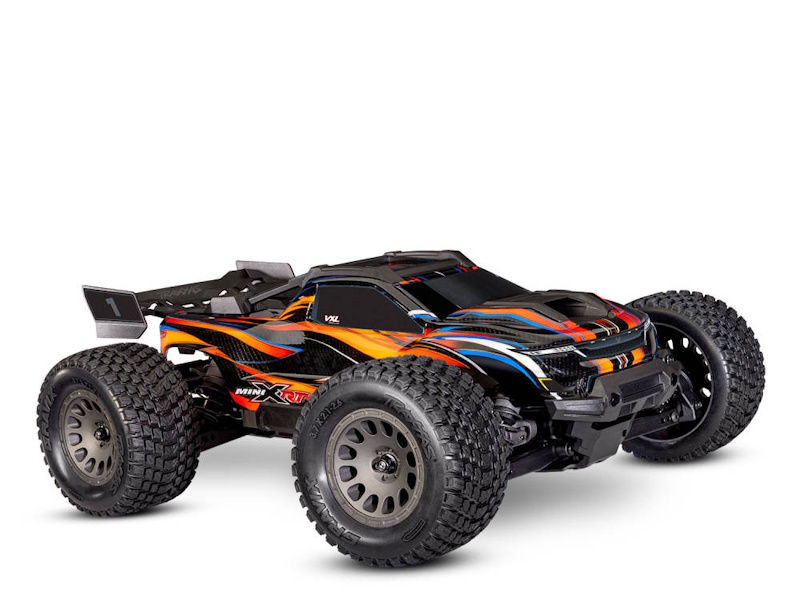 Traxxas Mini XRT VXL-3S 4WD RTR Race Truck, (+ TQi 2-ch, VXL-3S, 2S LiPo, USB-C Charger, Clipless Body)