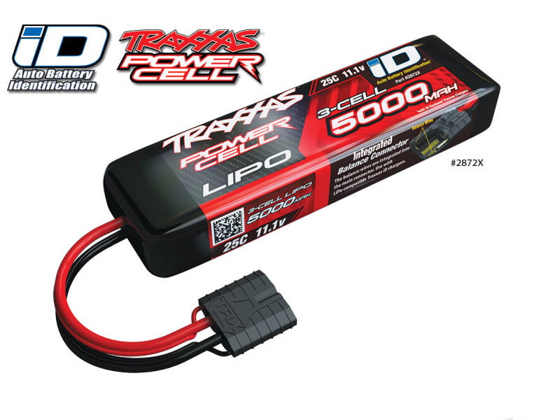 Traxxas LiPo 5000mAh 11.1V 3S 25C iD Power Cell Battery