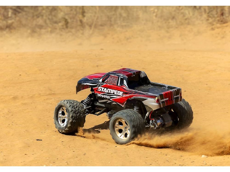Traxxas Stampede 1:10 2WD RTR Electric Monster Truck, Orange (+ TQ 2-ch, Titan 550, XL-5, 7-Cell NiMH, USB-C charger)