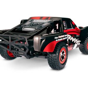 Traxxas Slash 1:10 2WD RTR Electric Short Course Truck, Red (+ TQ 2-ch, XL-5, Titan 550, 7-Cell NiMH, USB-C charger, LED lights)