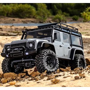 TRX-4m Land Rover Defender 1:18 4X4 Electric Trail Crawler, Red (+ TQ 2-ch, ECM-2.5, Titan 87T, 750mAh 2-Cell LiPo, USB Charger)