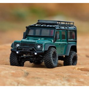 TRX-4m Land Rover Defender 1:18 4X4 Electric Trail Crawler, Red (+ TQ 2-ch, ECM-2.5, Titan 87T, 750mAh 2-Cell LiPo, USB Charger)