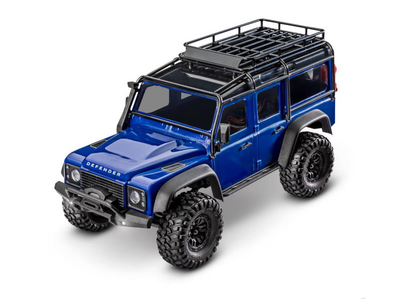 TRX-4m Land Rover Defender 1:18 4X4 Electric Trail Crawler, Red (+ TQ 2-ch, ECM-2.5, Titan 87T, 750mAh 2-Cell LiPo, USB Charger)