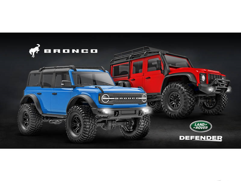 TRX-4m Land Rover Defender 1:18 4X4 Electric Trail Crawler, Red (+ TQ 2-ch, ECM-2.5, Titan 87T, 750mAh 2-Cell LiPo, USB Charger)