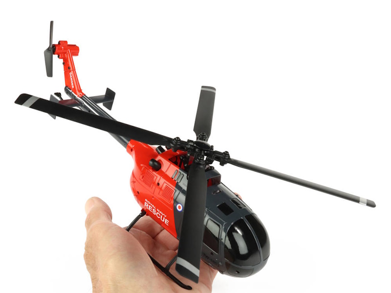 BO-105 Scale 250 Flybarless Helicopter with 6 Axis Stabilisation and Altitude Hold (Grey/Red) by Twister in RC Models/Helicopters/Fixed Pitch