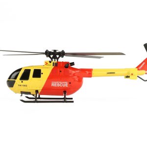 BO-105 Scale 250 Flybarless Helicopter with 6 Axis Stabilisation and Altitude Hold (Yellow/Red) by Twister in RC Models/Helicopters/Fixed Pitch