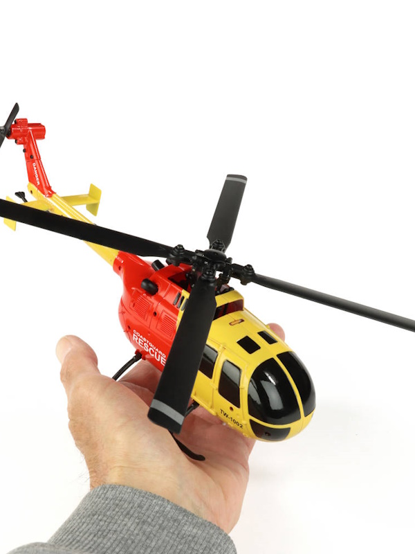 BO-105 Scale 250 Flybarless Helicopter with 6 Axis Stabilisation and Altitude Hold (Yellow/Red) by Twister in RC Models/Helicopters/Fixed Pitch