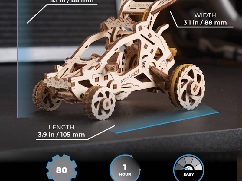 Desert Buggy (Updated Mini Buggy) by UGears in Models/Mechanical