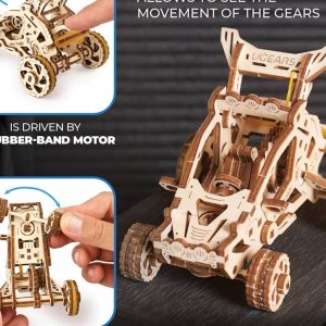 Desert Buggy (Updated Mini Buggy) by UGears in Models/Mechanical