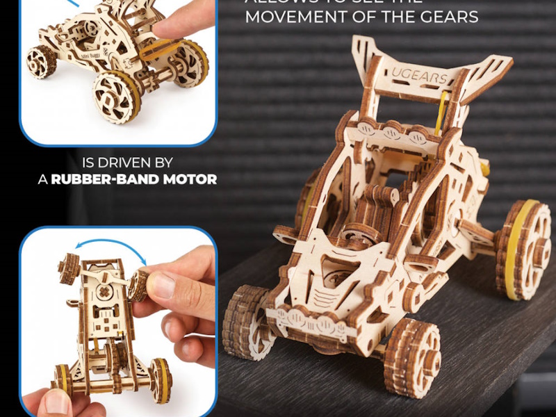 Desert Buggy (Updated Mini Buggy) by UGears in Models/Mechanical