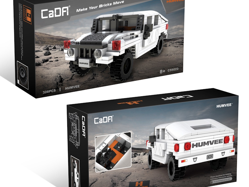 Cada 1:24 Humvee off- road truck - 328pcs