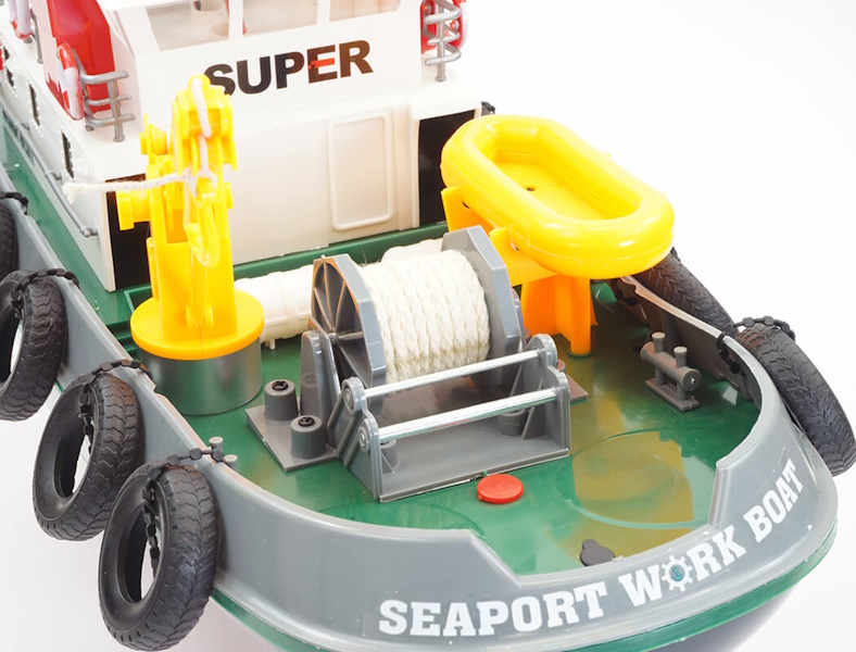 HENG LONG TUG WORK BOAT 5CH 2.4GHZ W/WATER HOSE FUNCTION
