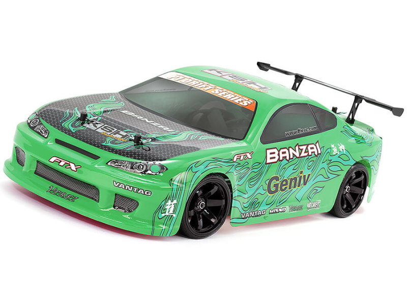 FTX BANZAI 2.4GHZ 4WD RTR 1/10 BRUSHED DRIFT CAR New Colour GREEN