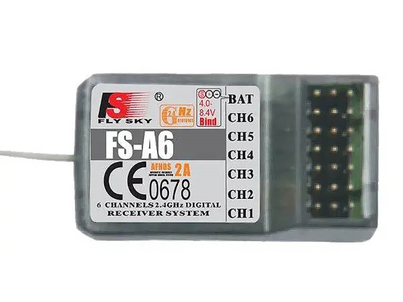 FLYSKY FS-I4X 4CH 2.4GHZ RADIO SYSTEM W/A6 RECEIVER MODE 1 or 2