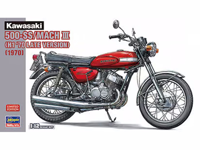 1:12 Kawasaki 500-SS:Mach III (H1 Late Version) Kit