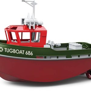 HENG LONG 1/72 RTR TUGBOAT 686 2.4GHZ 280MM LENGTH Black or Green