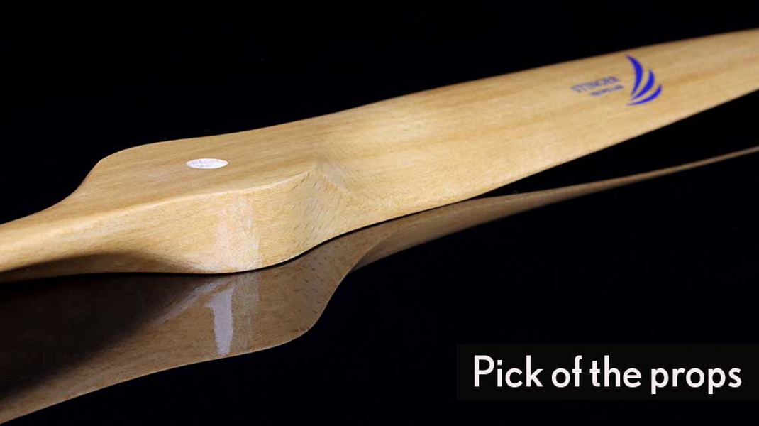 Stinger Beech Wood Propellers, Glow, Gas